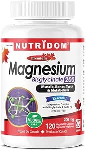 Magnesium Bisglycinate 200mg 120 Caps
