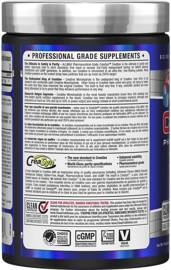 Allmax Creatine 400g - Image 4