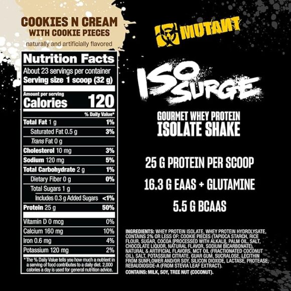 Mutant Iso Surge Cookie And Cream - Image 2