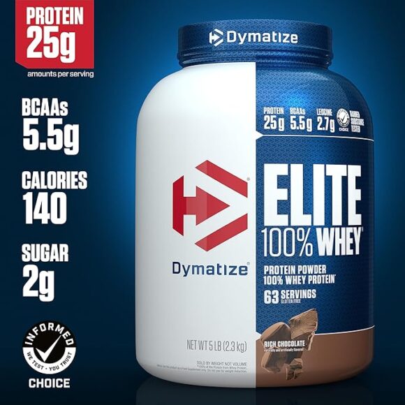 Dymatize Elite Whey 5lb Rich Chocolate - Image 6