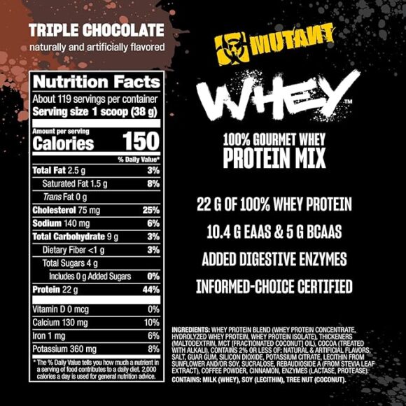 Mutant Mass Gainer 15 Lbs - Image 2